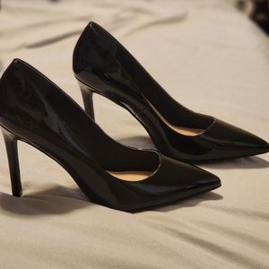 Stuart Weitzman Leigh 95 Pointed Toe Pump (Women) US 7.5 EU 38 Black